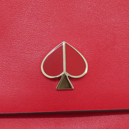 Kate Spade Shoulder Bag PVC Red logo Women Used Authentic