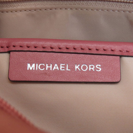 MICHAEL KORS Tote Bag PVC pink logo 2WAY Women Used Authentic