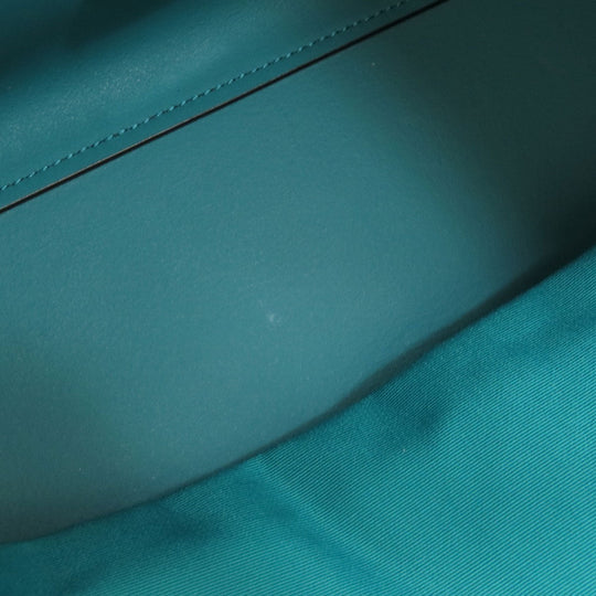 COACH Tote Bag 58849 leather Navy logoMetal Women Used Authentic