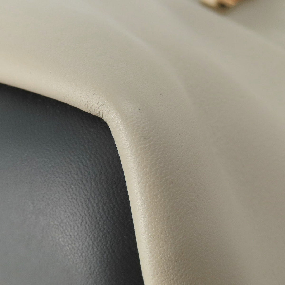 Chloe Tote Bag leather gray logo