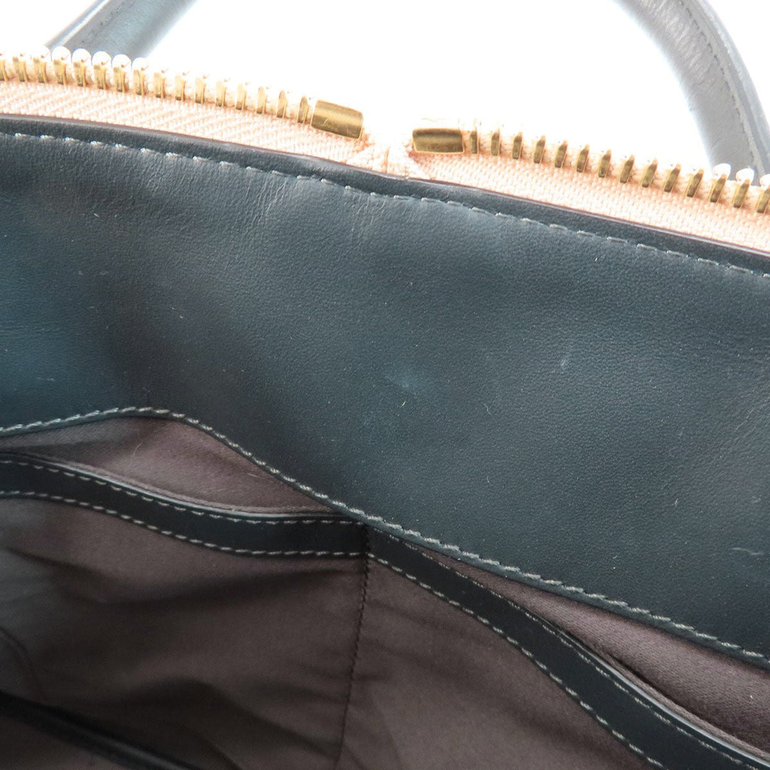 Chloe Tote Bag leather gray logo