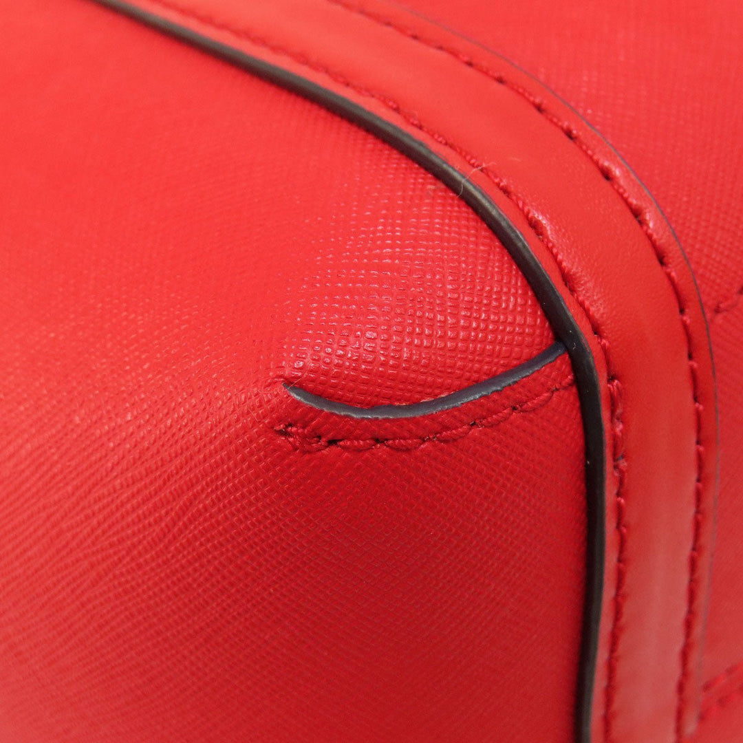 MICHAEL KORS Handbag PVC Red logoMetal 2WAY