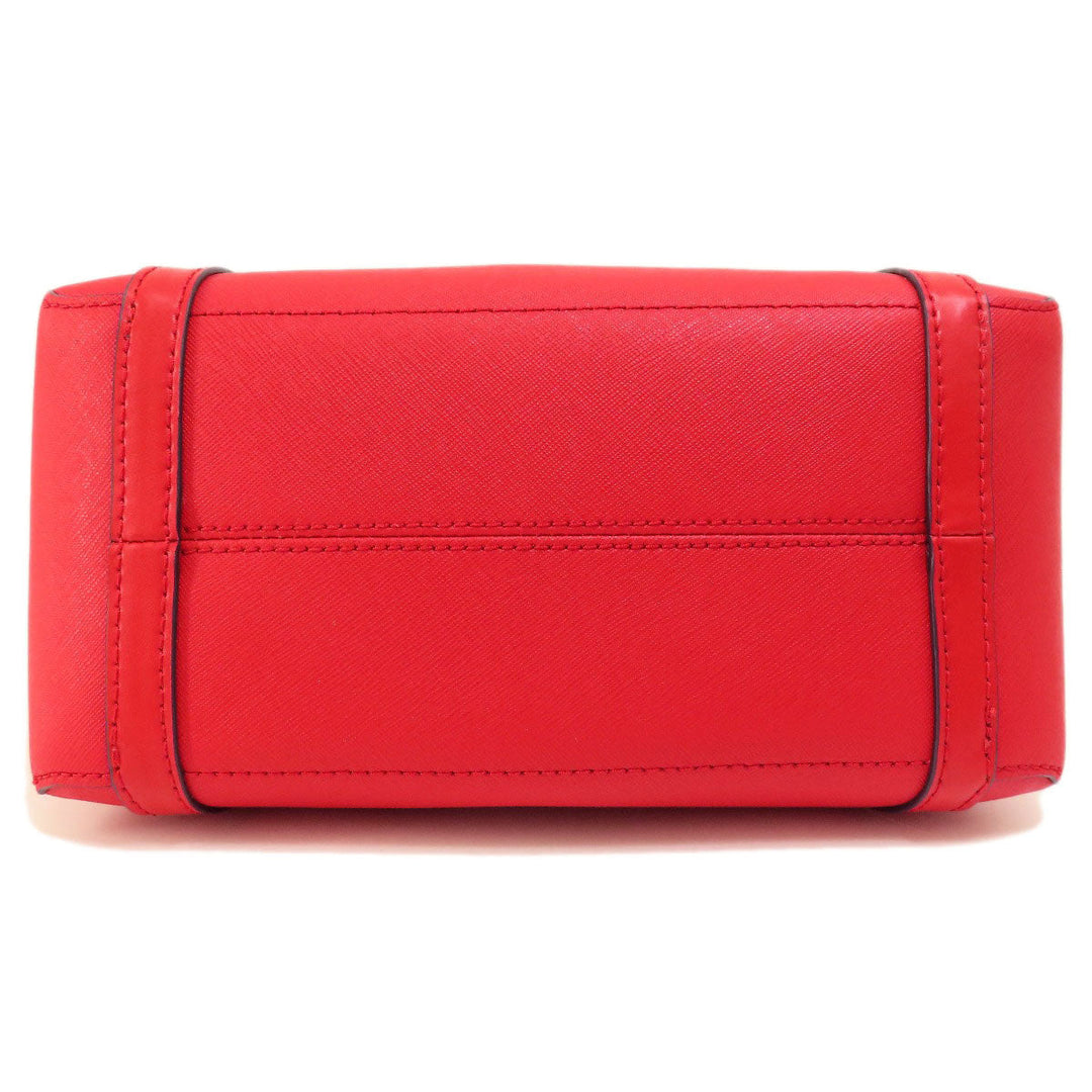 MICHAEL KORS Handbag PVC Red logoMetal 2WAY