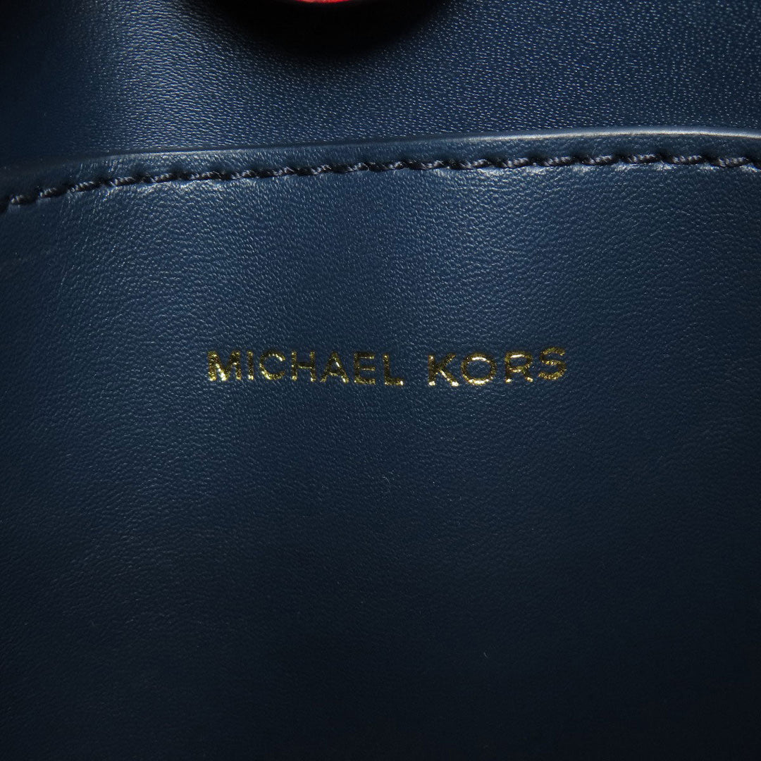 MICHAEL KORS Handbag PVC Red logoMetal 2WAY