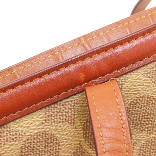 COACH Tote Bag 32714 PVC beige Signature