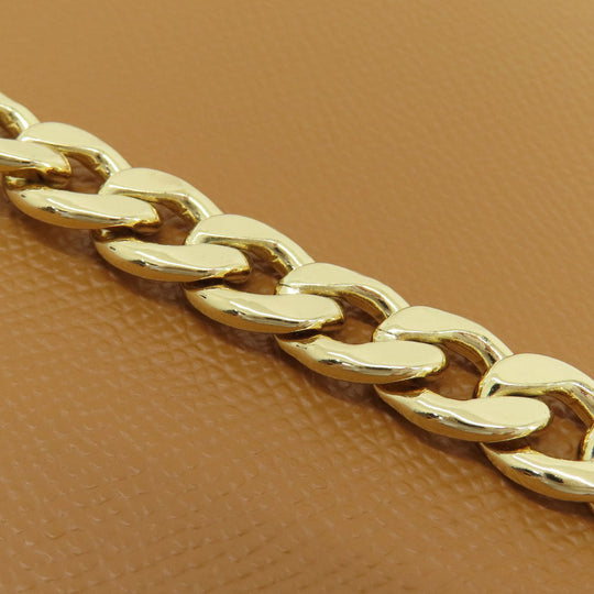 MICHAEL KORS Shoulder Bag leather Ocher logo Women Used Authentic
