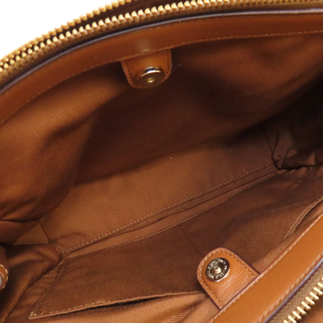 COACH Handbag F58291 PVC Brown Signature 2WAY