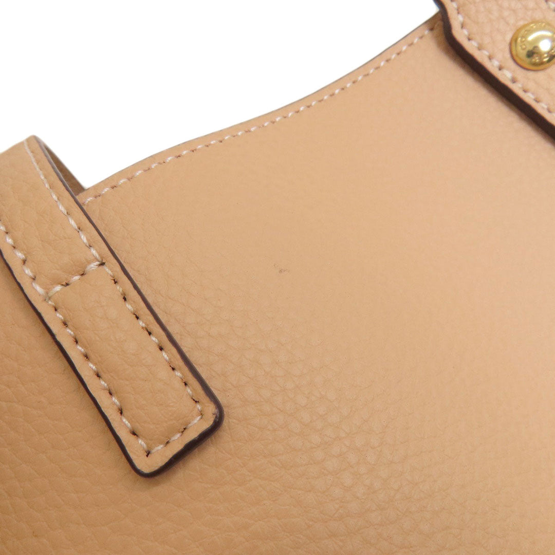 COACH Tote Bag 58849 leather beige logoMetal