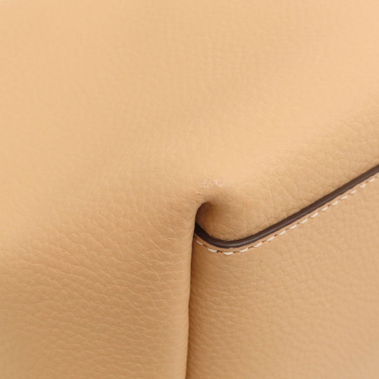 COACH Tote Bag 58849 leather beige logoMetal