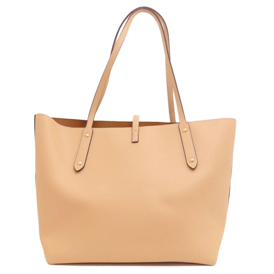 COACH Tote Bag 58849 leather beige logoMetal