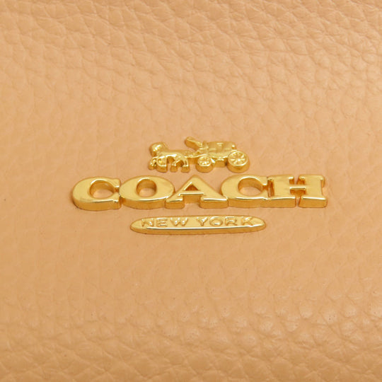 COACH Tote Bag 58849 leather beige logoMetal