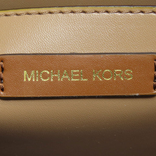 MICHAEL KORS Boston Duffel bag Coated canvas Brown Mini Boston MK Signature 2WAY