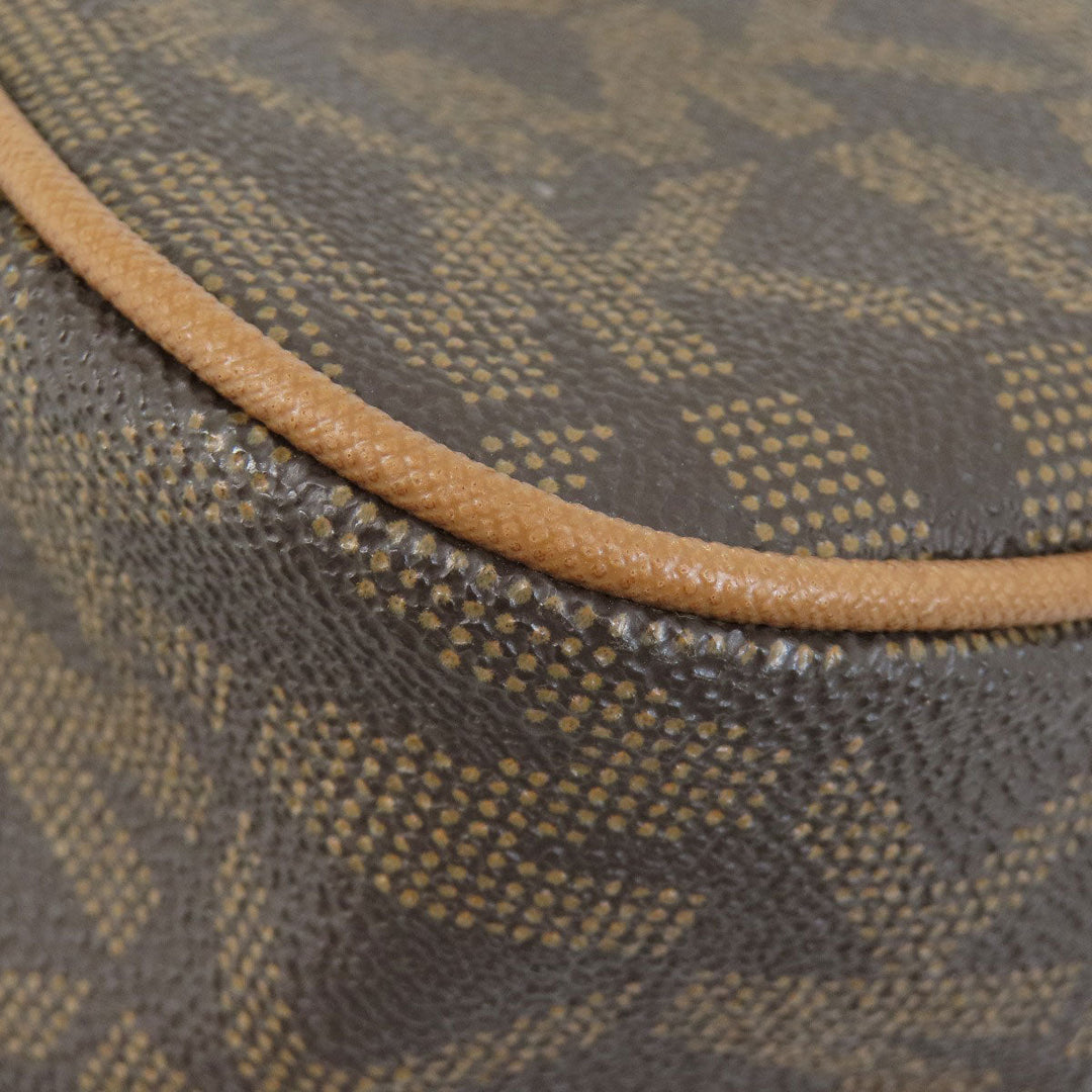 MICHAEL KORS Handbag PVC Brown MK Signature 2WAY Women Used Authentic