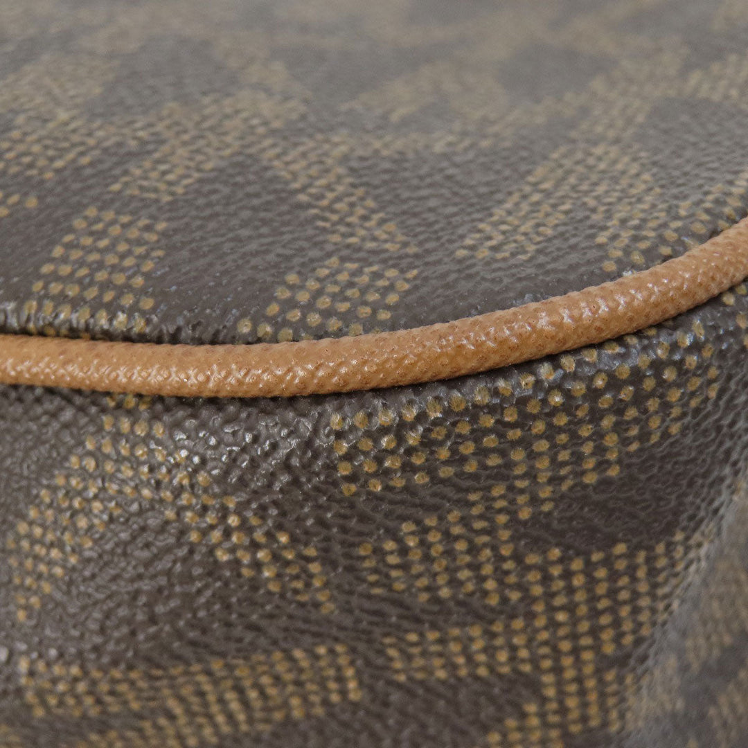 MICHAEL KORS Handbag PVC Brown MK Signature 2WAY Women Used Authentic
