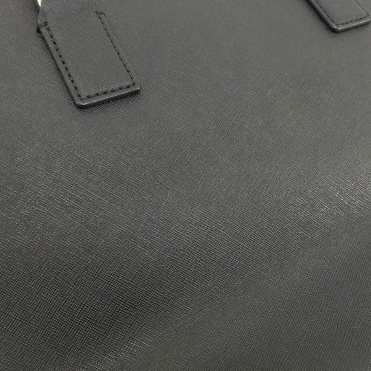 Kate Spade Tote Bag leather black logo Women Used Authentic