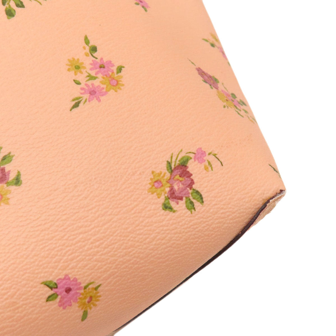 COACH Tote Bag F29359 PVC pink Reversible Disney Collaboration Women Used Authentic