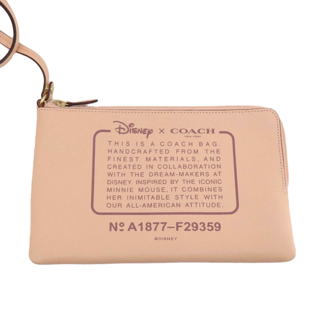 COACH Tote Bag F29359 PVC pink Reversible Disney Collaboration Women Used Authentic