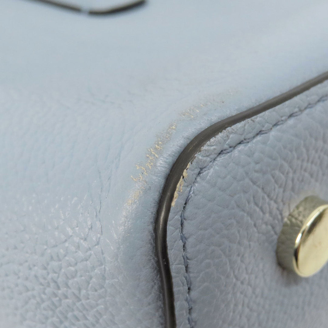 Kate Spade Tote Bag leather blue 2WAY
