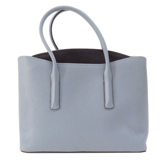 Kate Spade Tote Bag leather blue 2WAY