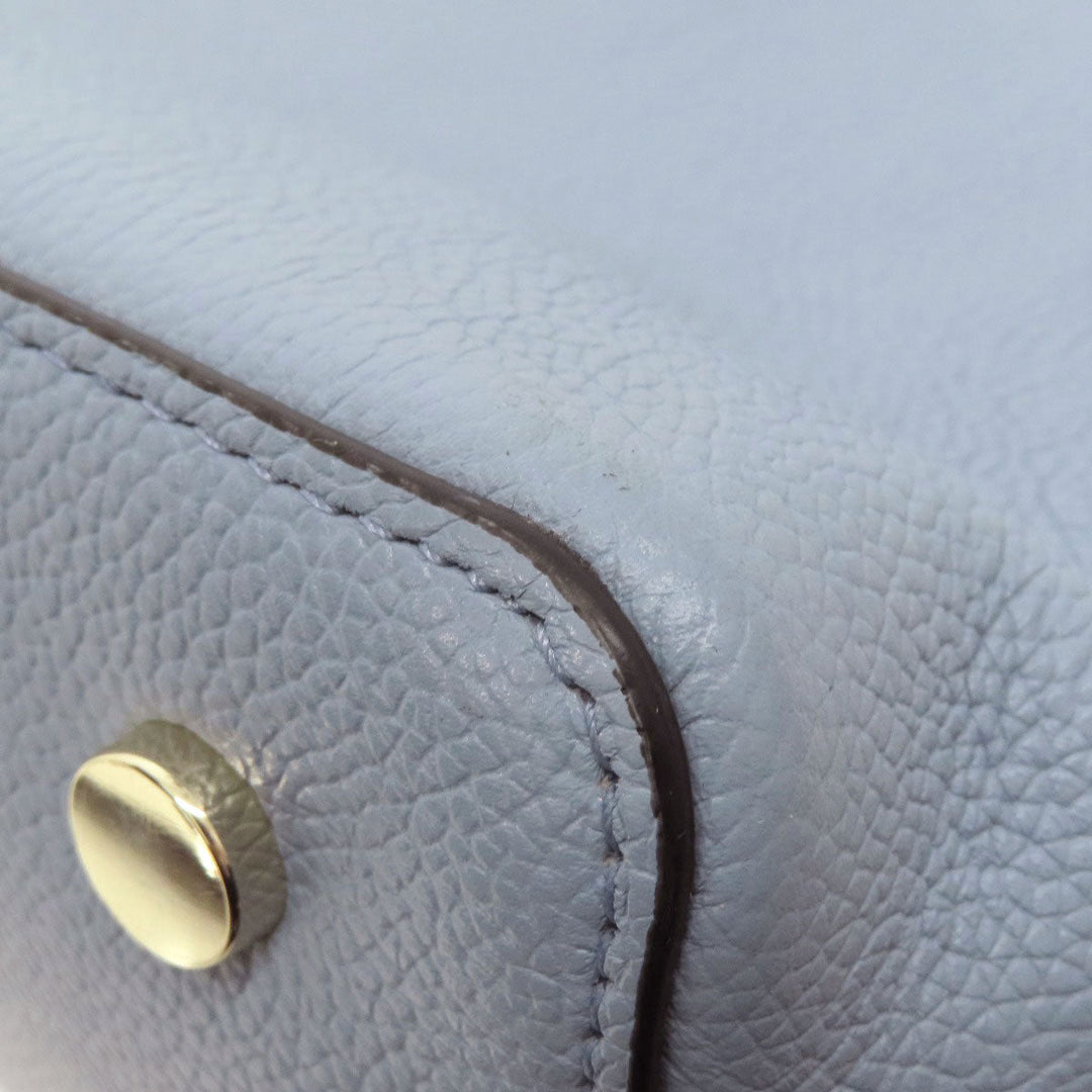 Kate Spade Tote Bag leather blue 2WAY