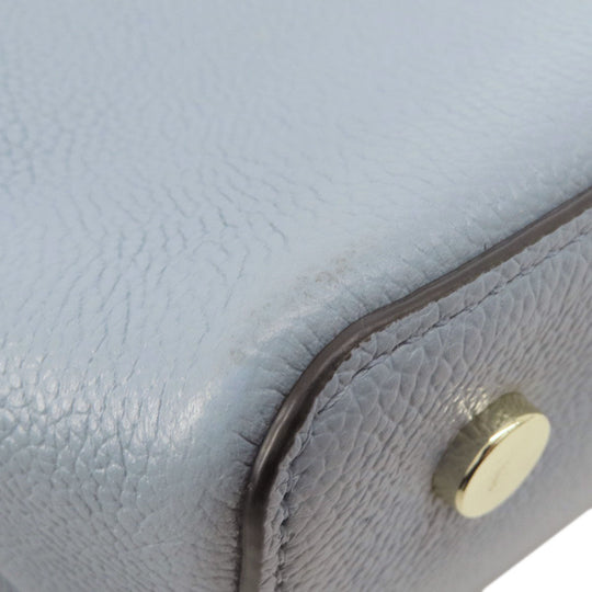 Kate Spade Tote Bag leather blue 2WAY