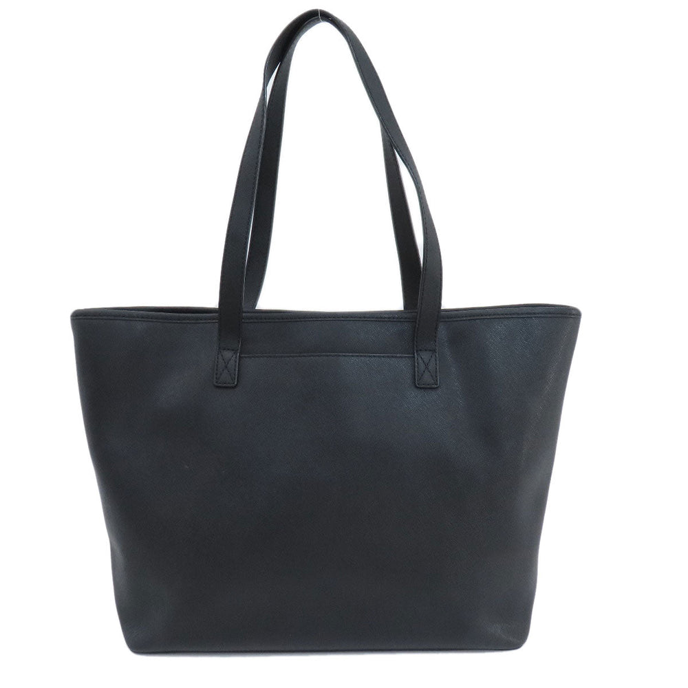 MICHAEL KORS Tote Bag PVC black logoMetal Women Used Authentic