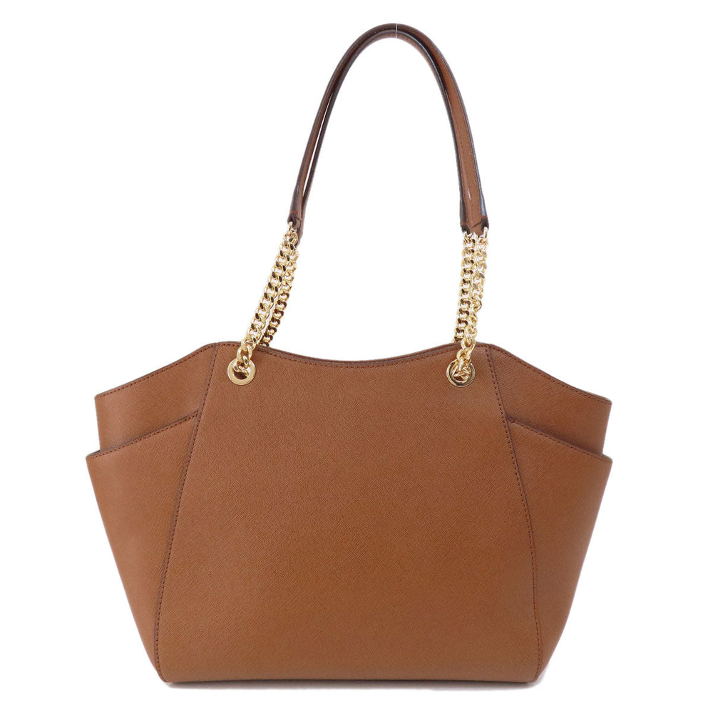 MICHAEL KORS Tote Bag PVC Brown logo Women Used Authentic
