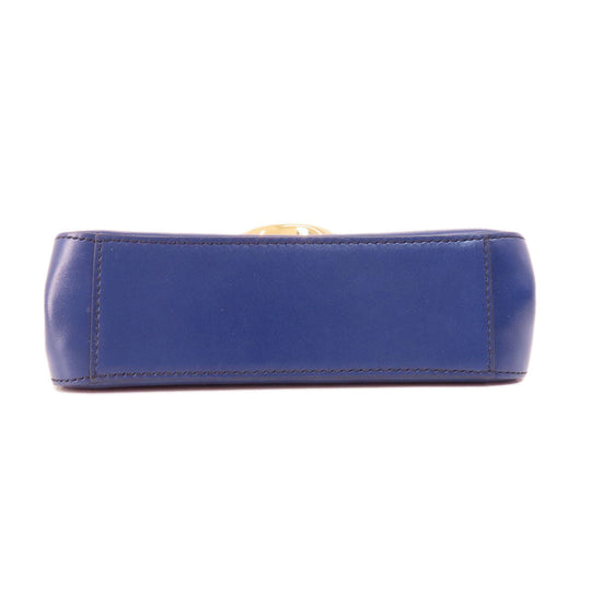 Chloe Shoulder Bag leather purple Chloe C Long Shoulder Women Used Authentic