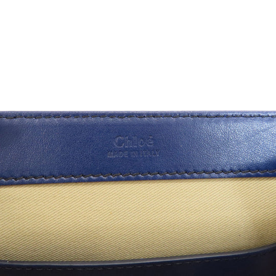 Chloe Shoulder Bag leather purple Chloe C Long Shoulder Women Used Authentic