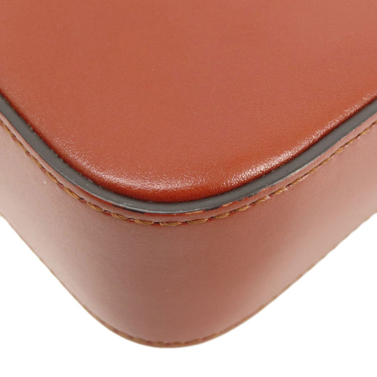 Chloe Shoulder Bag leather Brown Mini long Shoulder Chloe C 2WAY Women Used Authentic