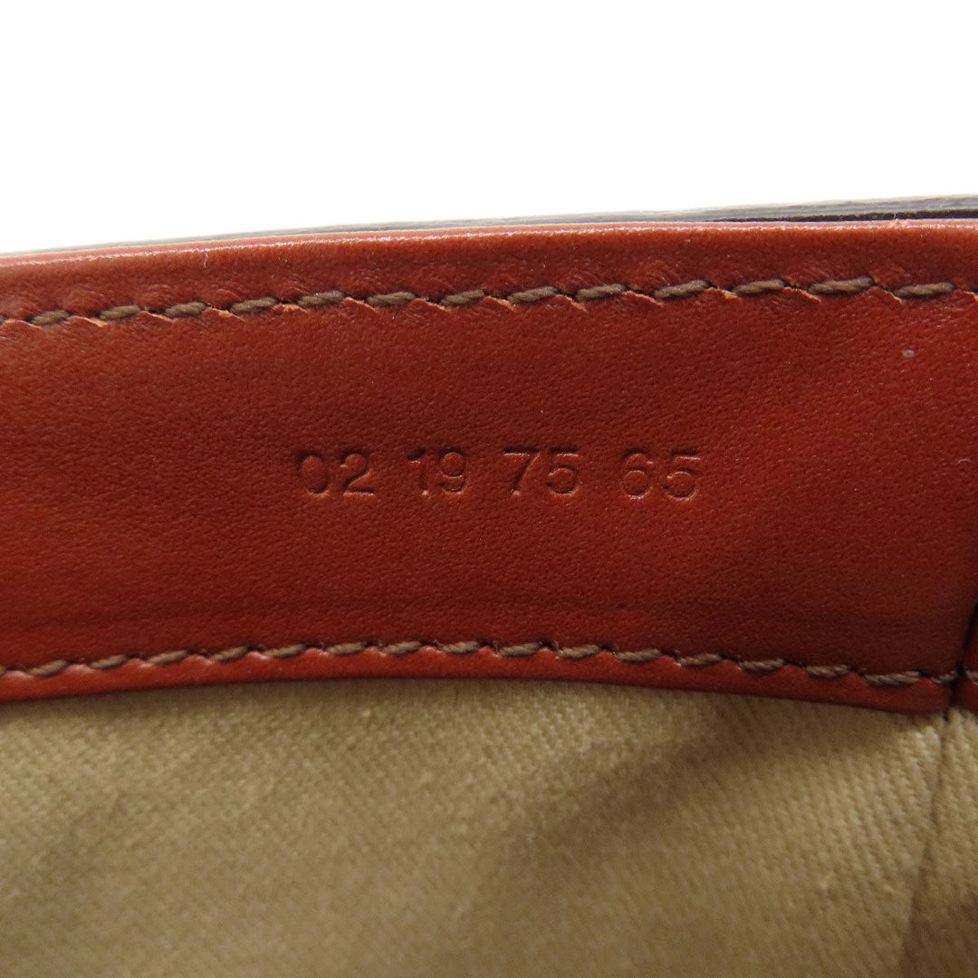 Chloe Shoulder Bag leather Brown Mini long Shoulder Chloe C 2WAY Women Used Authentic