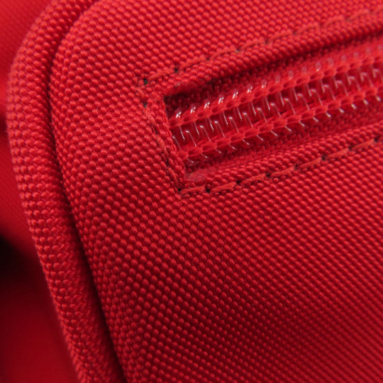 BALENCIAGA Sling bag canvas Red logo Women Used Authentic