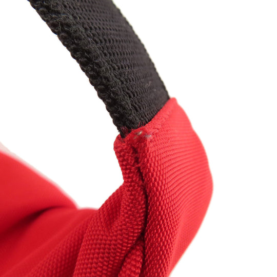 BALENCIAGA Sling bag canvas Red logo Women Used Authentic