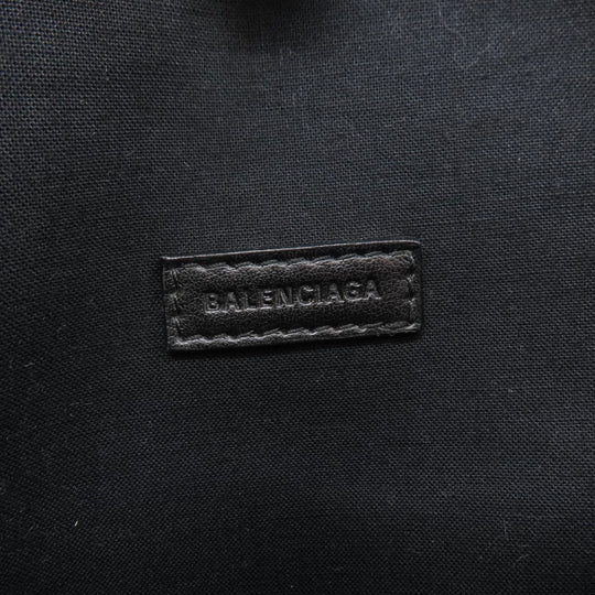BALENCIAGA Sling bag canvas Red logo Women Used Authentic