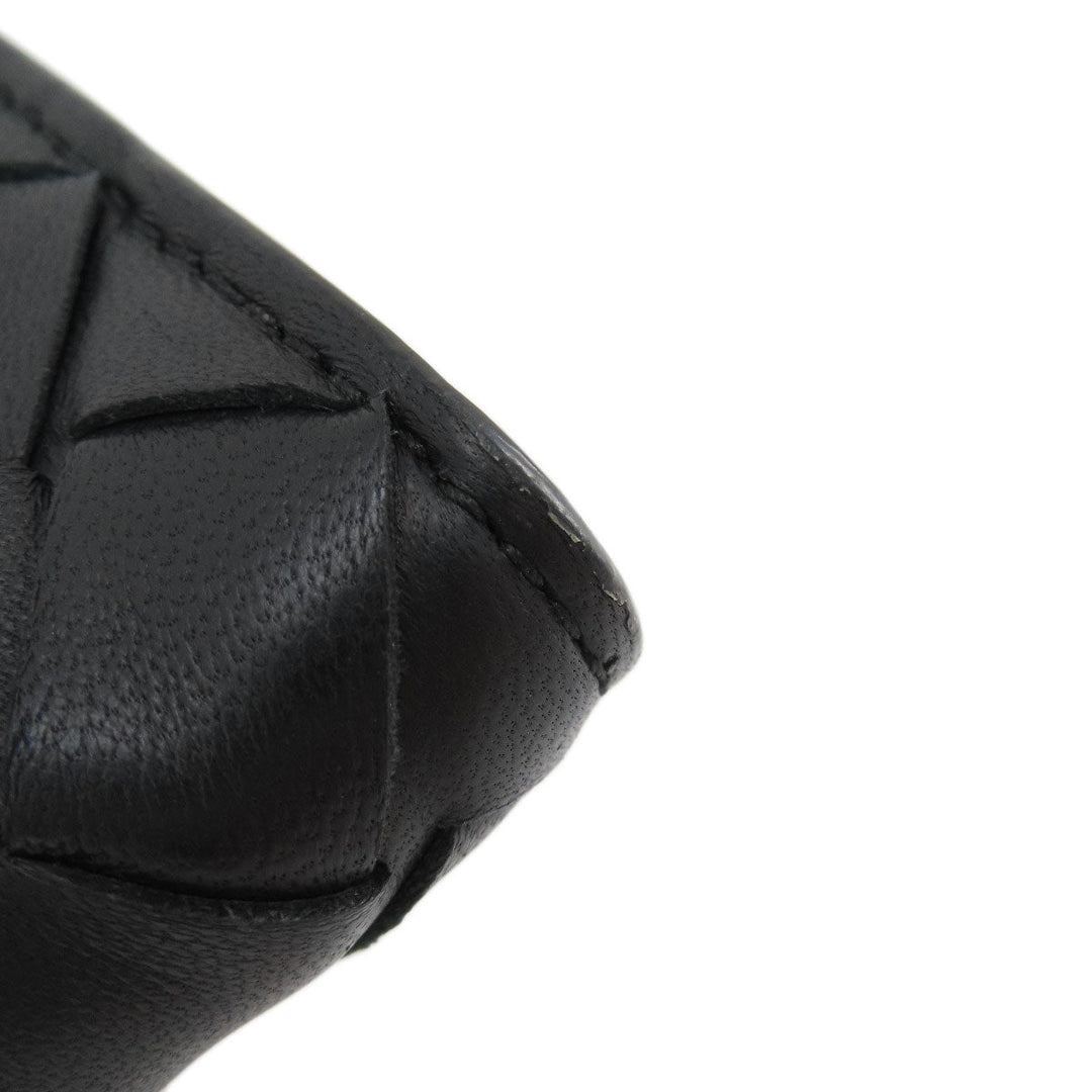 BOTTEGAVENETA Tote Bag Leather, Nylon black Eco Bag INTRECCIATO Women Used Authentic