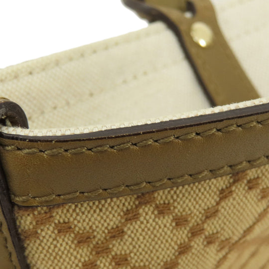 GUCCI Handbag 269878 canvas Brown Diamante Women Used Authentic