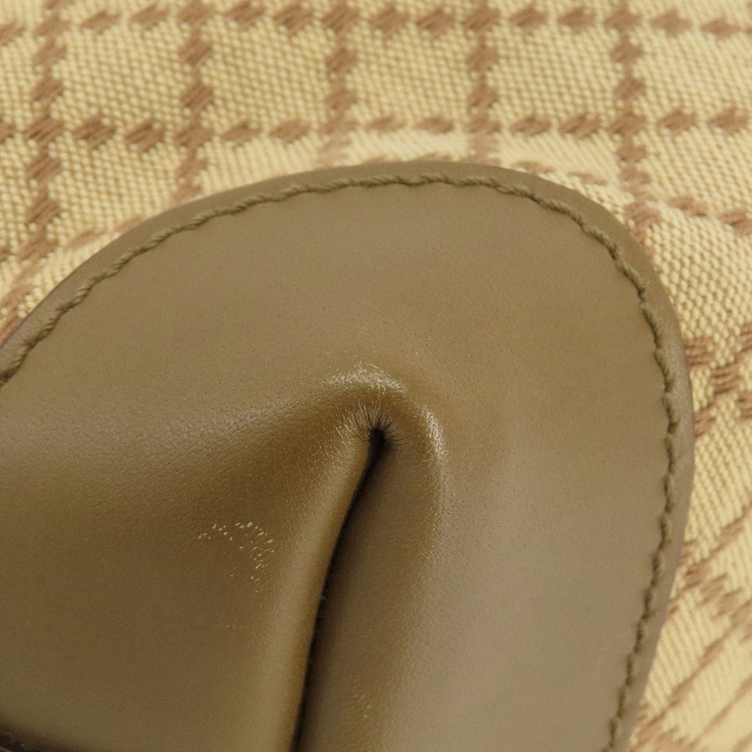 GUCCI Handbag 269878 canvas Brown Diamante Women Used Authentic