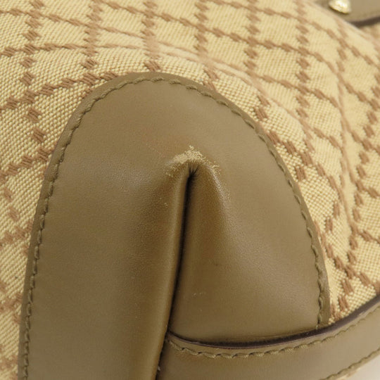 GUCCI Handbag 269878 canvas Brown Diamante Women Used Authentic