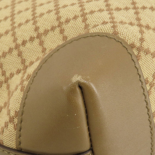 GUCCI Handbag 269878 canvas Brown Diamante Women Used Authentic
