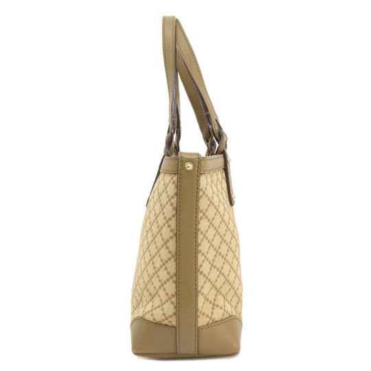 GUCCI Handbag 269878 canvas Brown Diamante Women Used Authentic