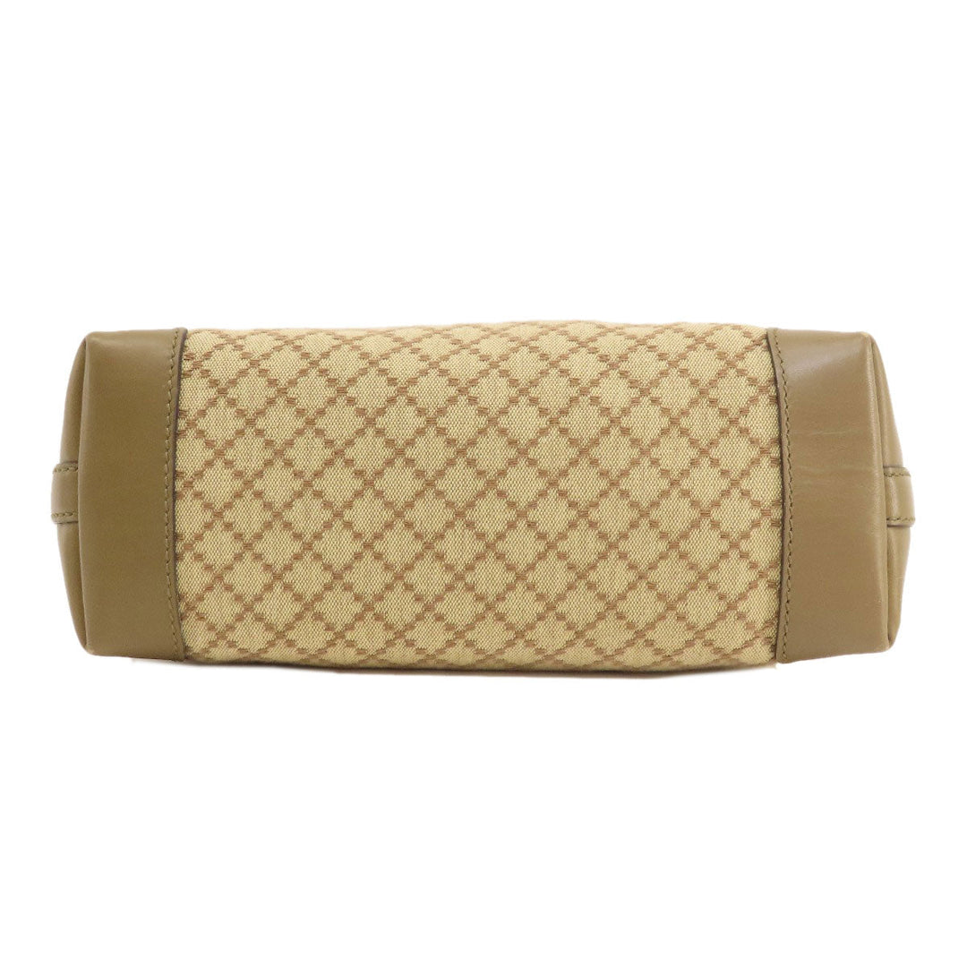 GUCCI Handbag 269878 canvas Brown Diamante Women Used Authentic
