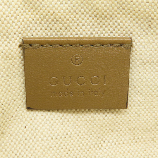 GUCCI Handbag 269878 canvas Brown Diamante Women Used Authentic