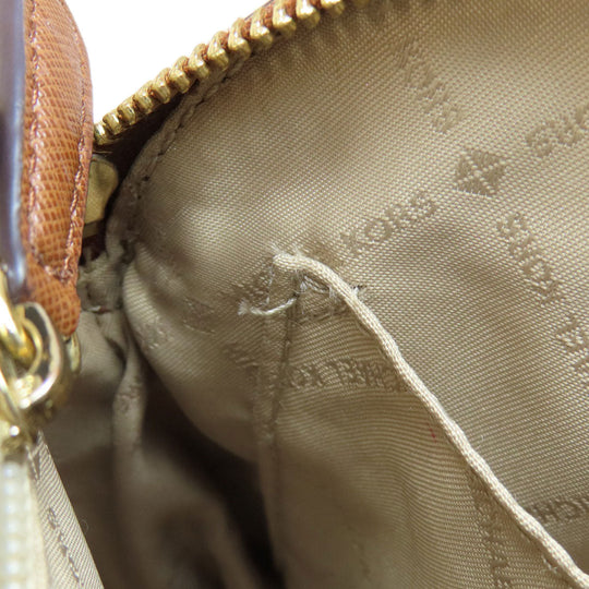 MICHAEL KORS Shoulder Bag PVC Brown logo Long Shoulder