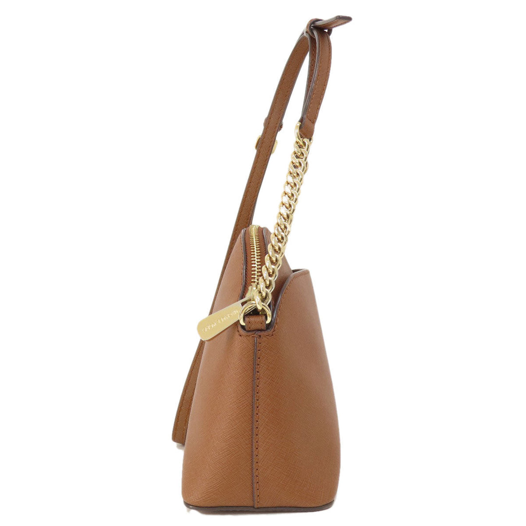 MICHAEL KORS Shoulder Bag PVC Brown logo Long Shoulder