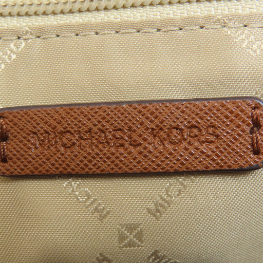 MICHAEL KORS Shoulder Bag PVC Brown logo Long Shoulder