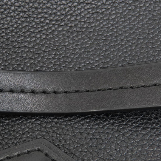 MICHAEL KORS Handbag leather black logo 2WAY Women Used Authentic