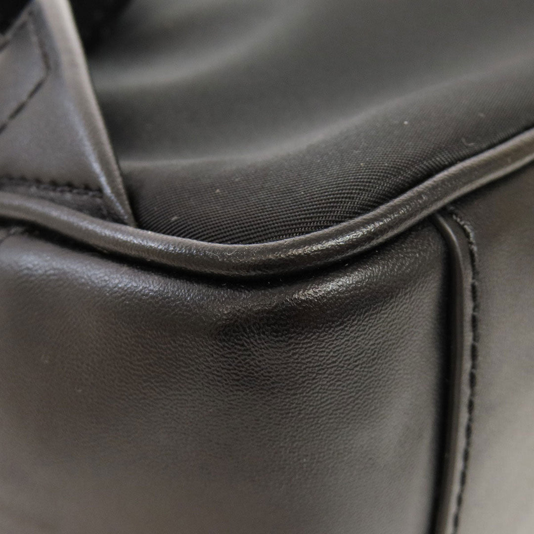 MICHAEL KORS Backpack Nylon black logo Women Used Authentic