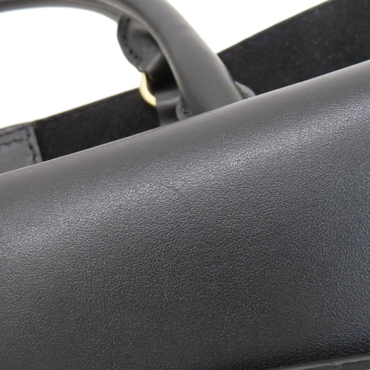 MICHAEL KORS Tote Bag leather black 2WAY Women Used Authentic