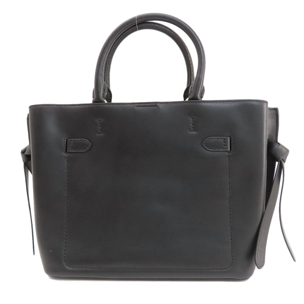 MICHAEL KORS Tote Bag leather black 2WAY Women Used Authentic