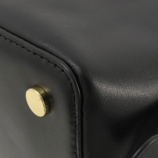 MICHAEL KORS Tote Bag leather black 2WAY Women Used Authentic